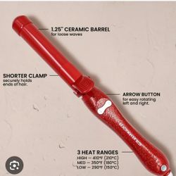 Beachwaver  S1.25 Curling Iron- New With Box