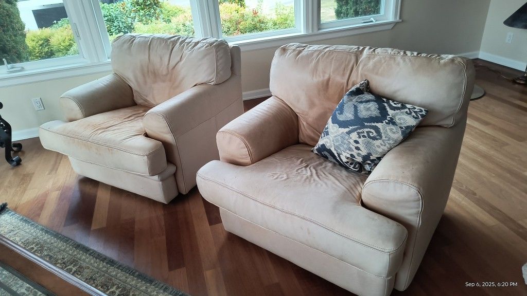 Leather Chairs (2)