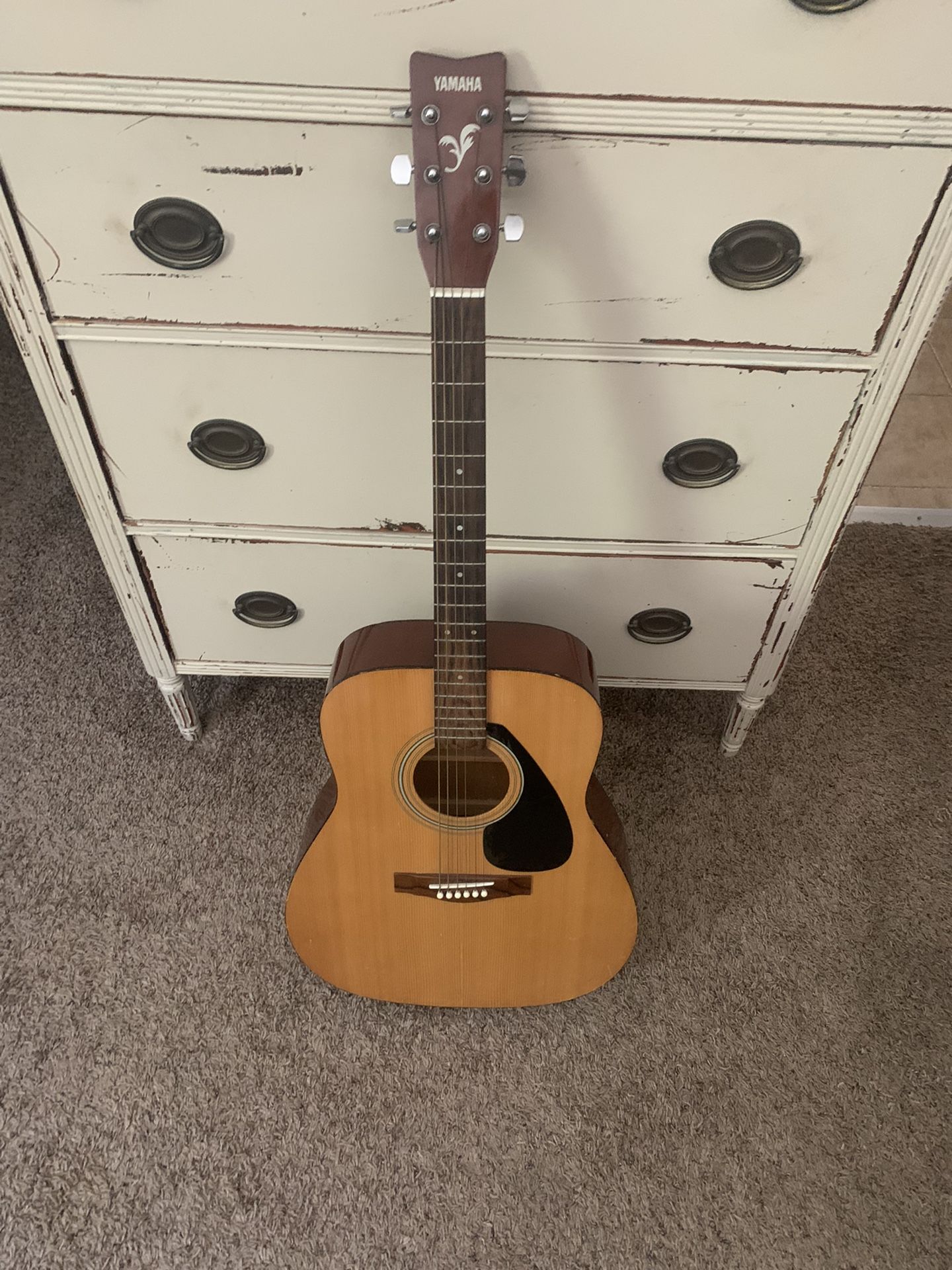 Used Yamaha F310 Guitar Has Some Nicks Around The Edges Still Great For The Price