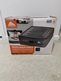Kelty Raised Queen Airbed with Integrated AC Pump