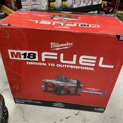Milwaukee M18 FUEL ONE-KEY 18-Volt Lithium-Ion Brushless Cordless 8-1/4 in. Table Saw (Tool-Only)