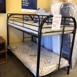 New Twin Over Twin Bunk Bed 