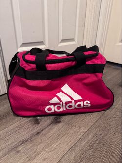 Adidas pink duffel/ sports bag