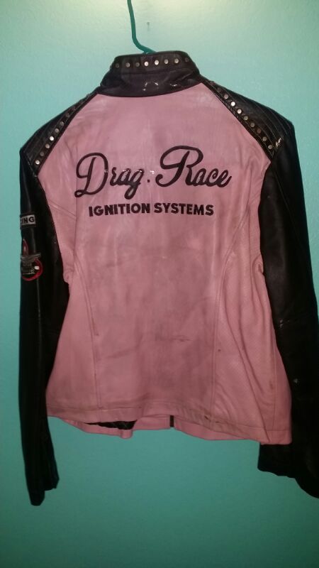 Wilson leather Drag racing jacket. ..size 2x...great condition!..looks old but is new!!