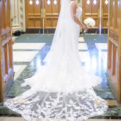 Cathedral Veil By Demetrios 
