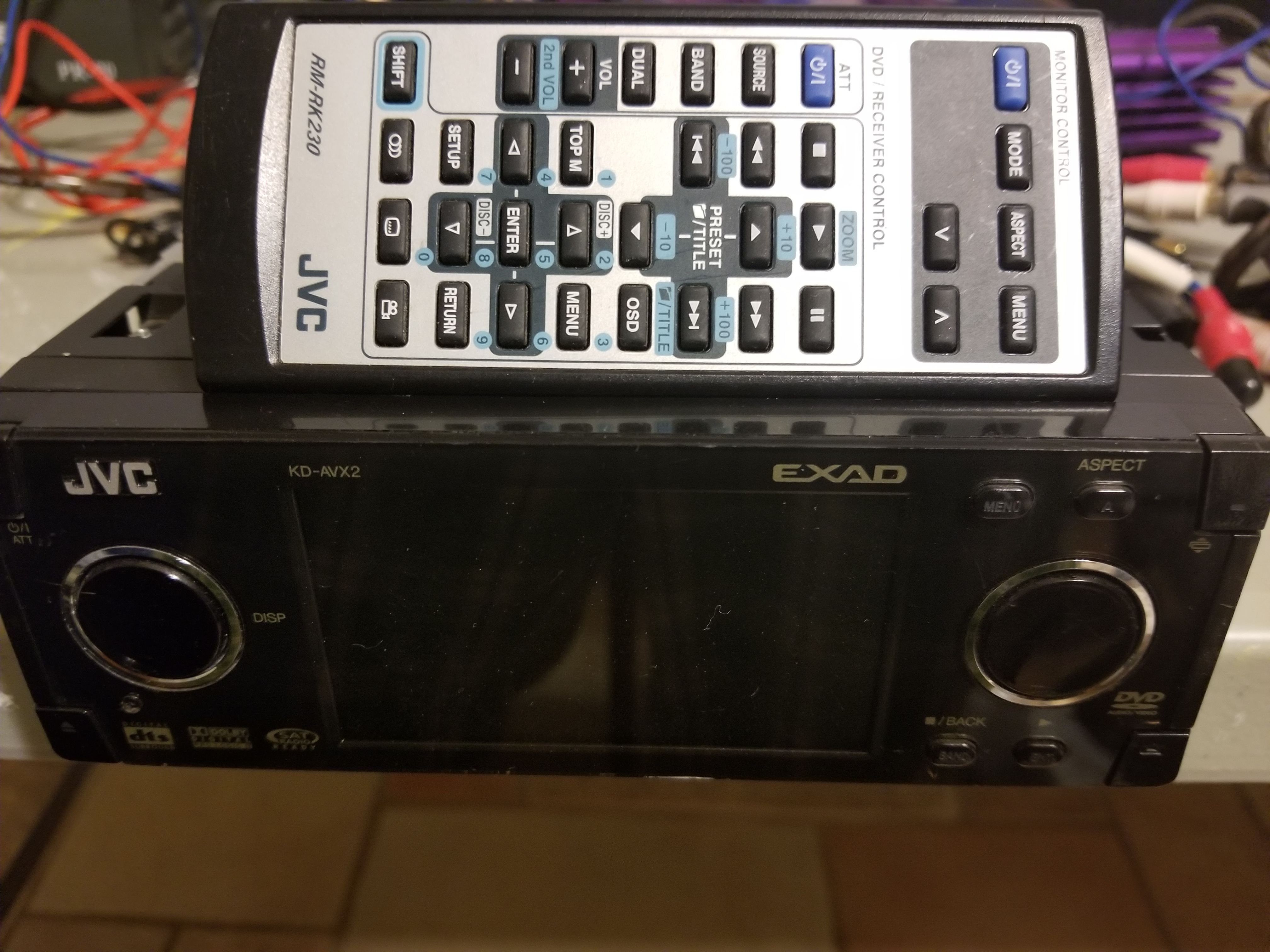 Stereo JVC Exad KD-AVX2