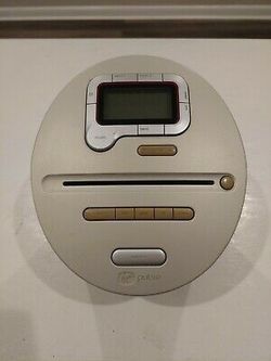 Pulse Desktop CD Clock Radio Player AM/FM Weather VP-07