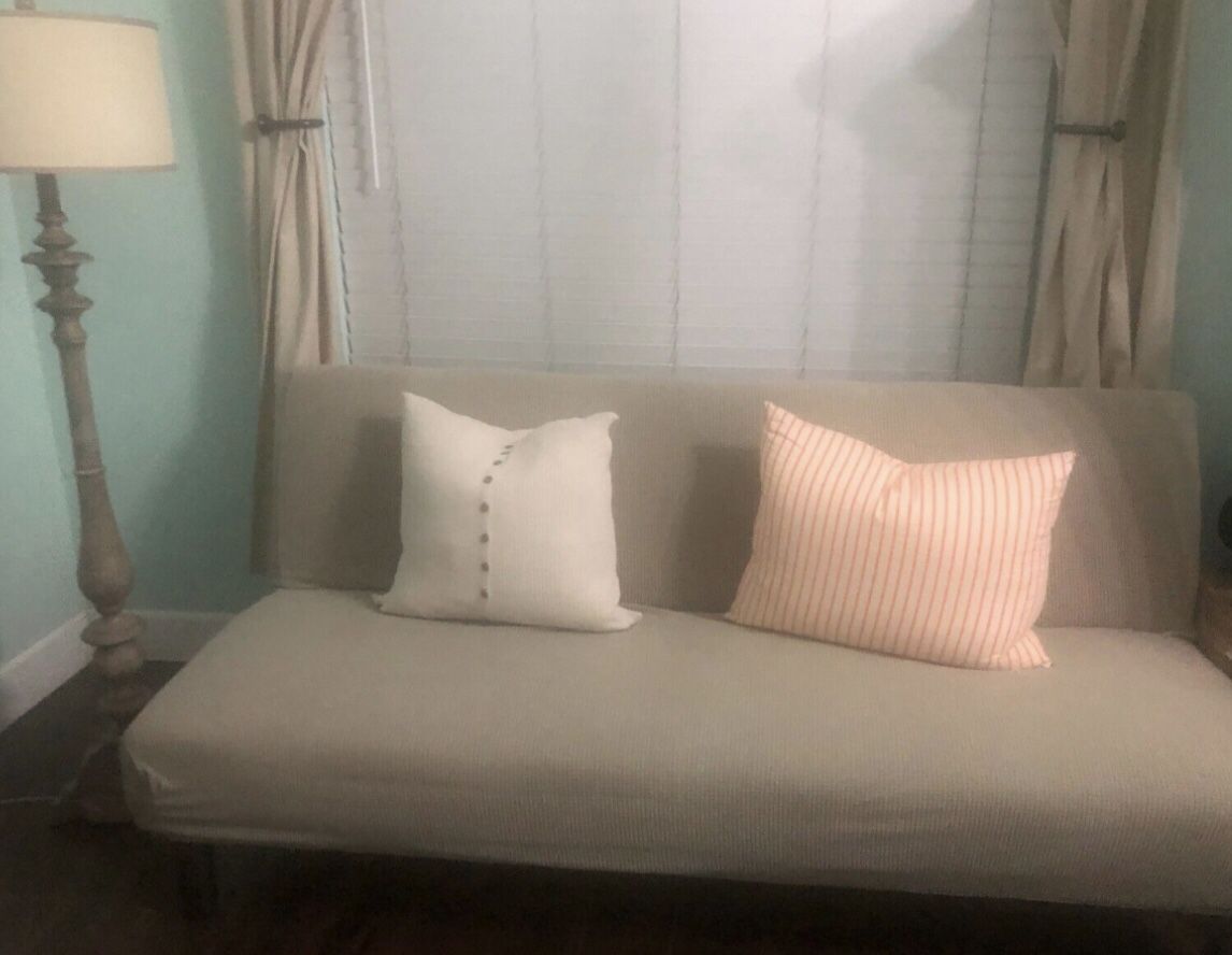 Slip covered Futon