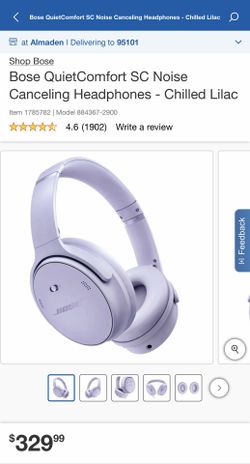Bose Quiet Comfort SC noise cancelling headphones