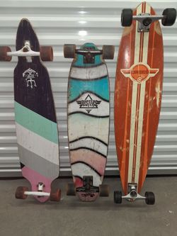 Get three longboards for thirty bucks