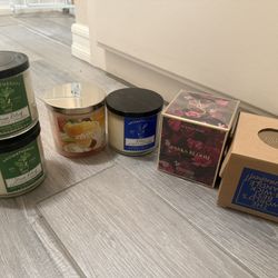 Various NEW Candles