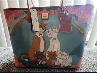 Disney Dooney And Bourke The Aristocats Tote Bag XL By Ann Shen * BRAND NEW *