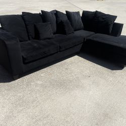 Black Sectional Sofa