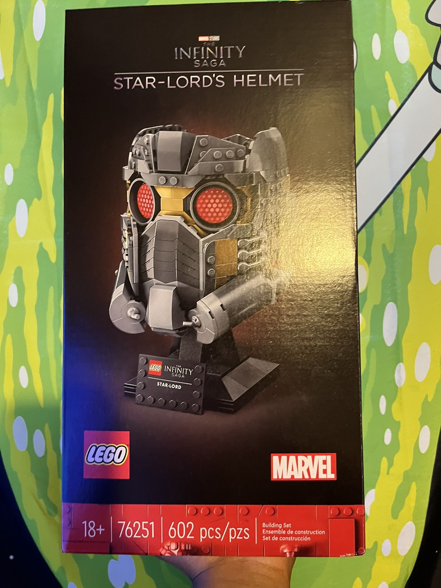 Lego Star Lord Head Guardians Of The Galaxy