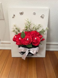 cuadro de rosas eternas