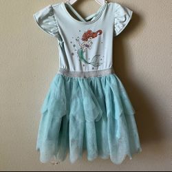 Ariel little Mermaid Toddler Girl Dress 2T