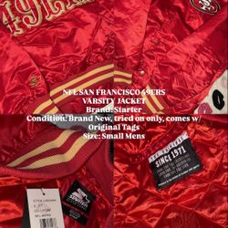 NFL SAN FRANCISCO 49ERS VARSITY JACKET