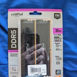 32gb DDR5 DESKTOP RAM Kit 