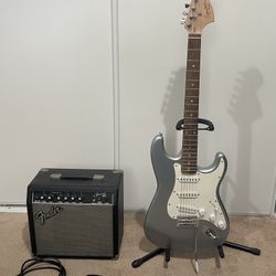 Grey Electric Guitar Combo