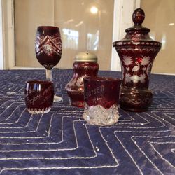 Red Cranberry Glass Circa 1(contact info removed)