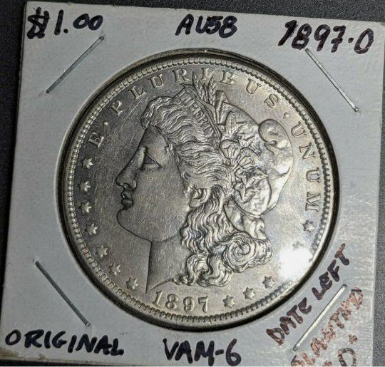 1897-O  Morgan Silver Dollar