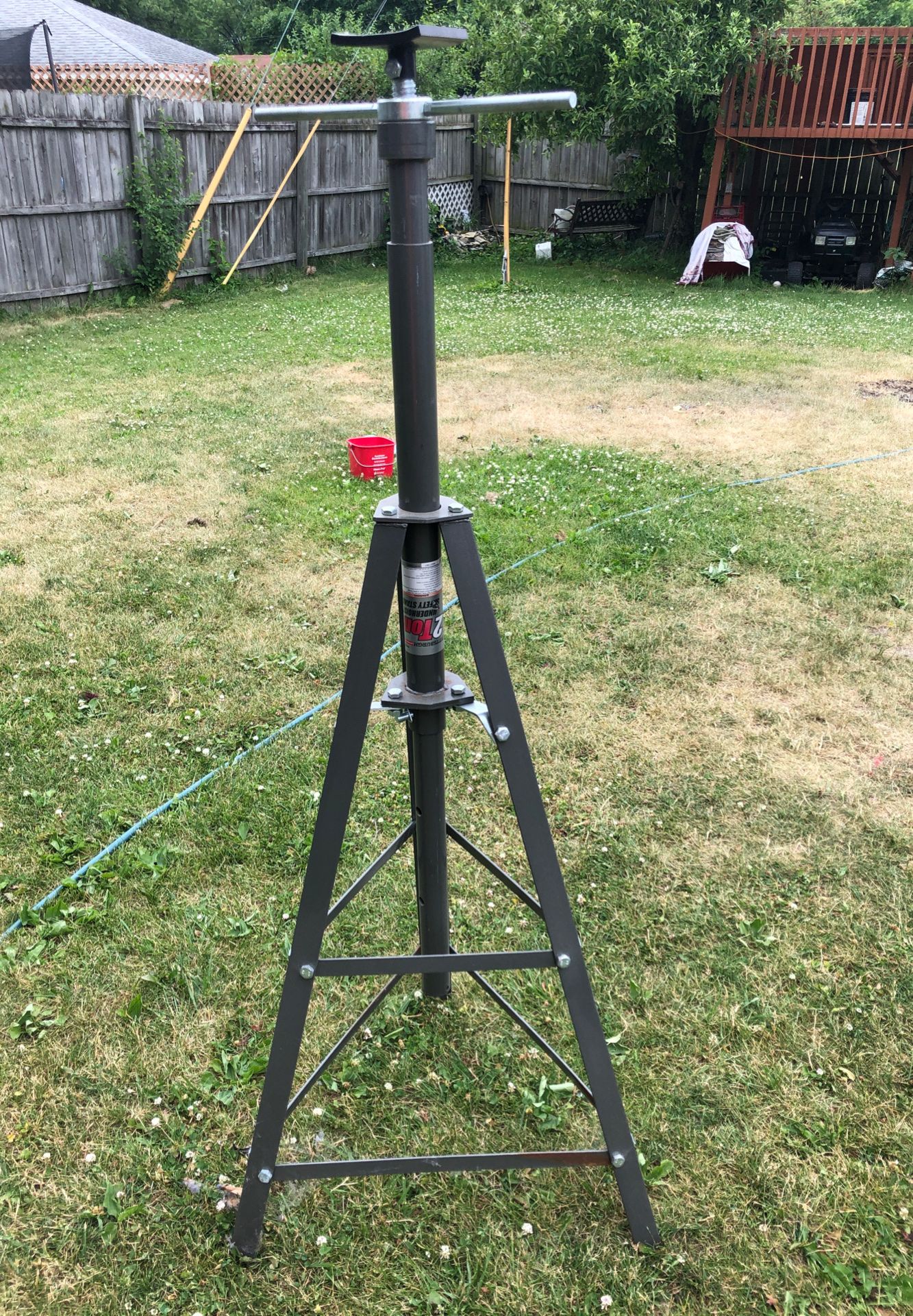 2 ton under hoist safety stand