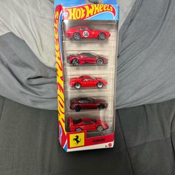 Hot Wheels Ferrari 5 pack