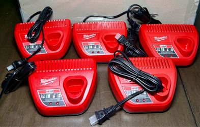 Milwaukee M12 Battery Chargers 48-59-2401 – Multiple Available