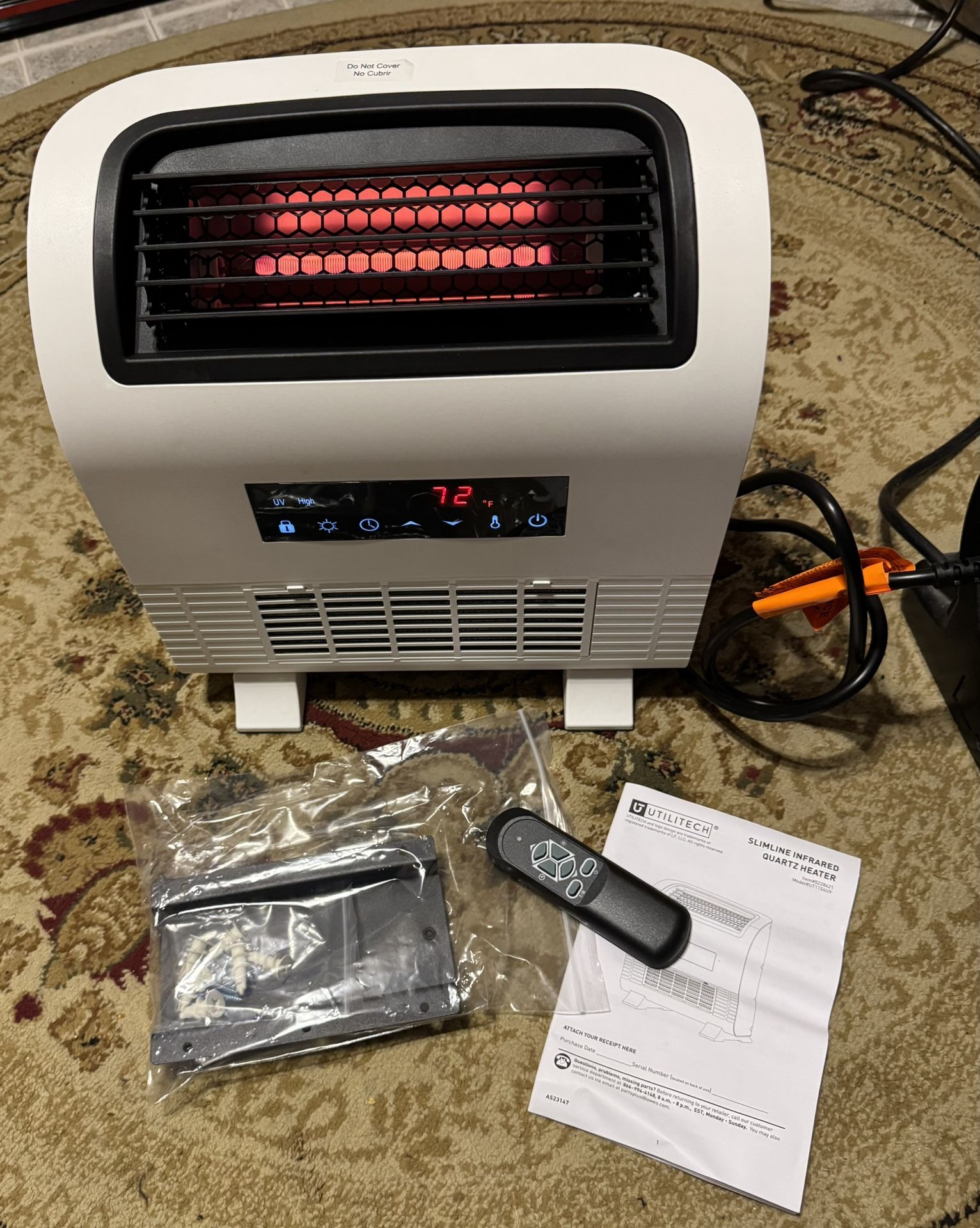 Slimline Infrared Space Heater New