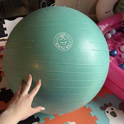 Birthing Ball for Pregnancy & Labor - 18 Page Pregnancy Ball Exercises Guide by Trimester - Non Slip Socks - How to Dilate, Induce, & Reposition Baby 