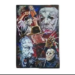 Halloween Horror 80s Movie Classics Lapel Pin