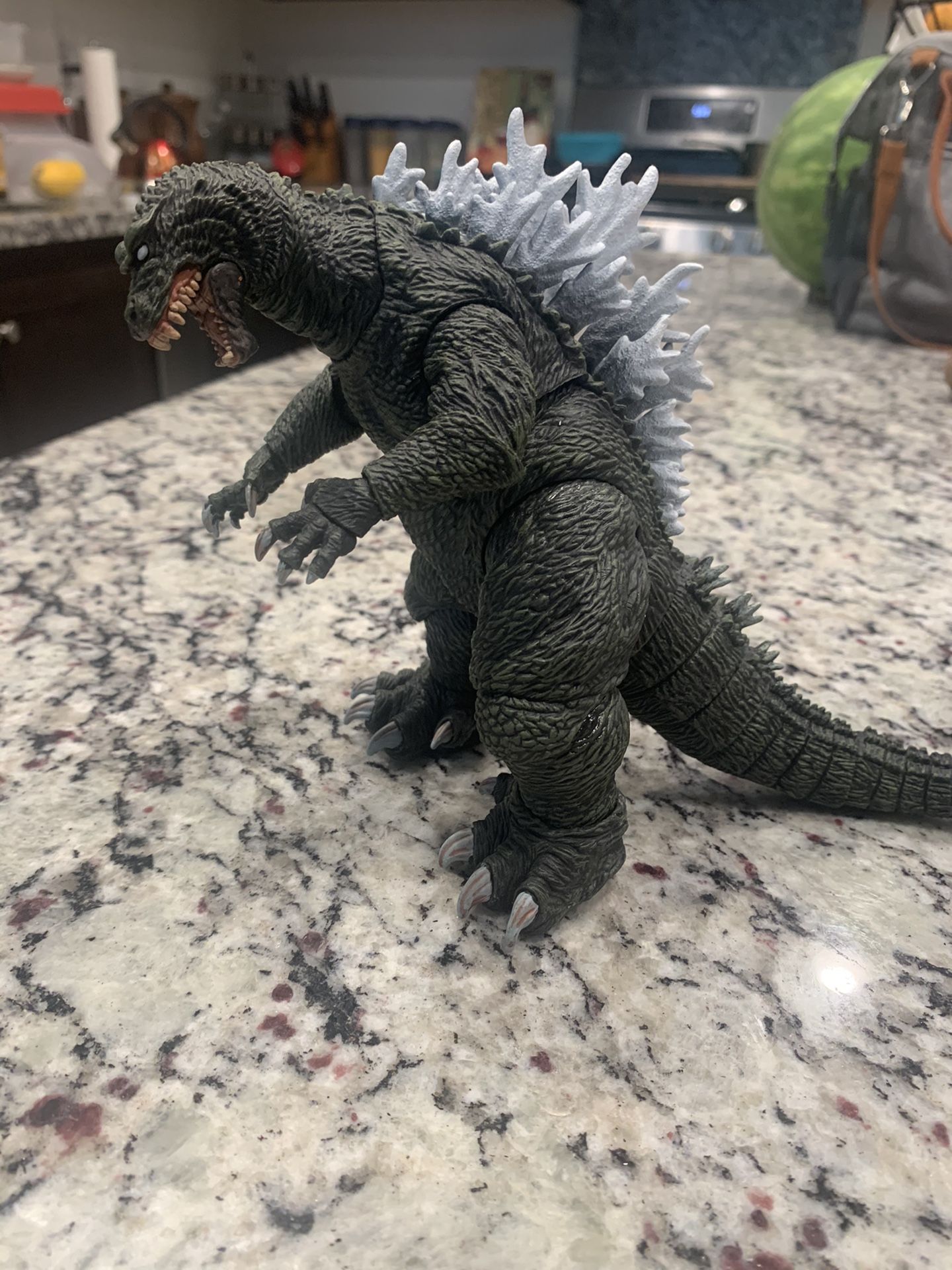 NECA Godzilla 2001 GMK Action First Release Loose, 100% Authentic