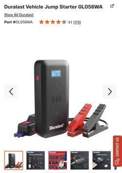 Duralast portable jump starter