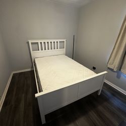 White IKEA Bed Frame 