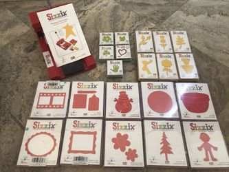 Sizzix original red personal die-cut lot