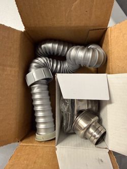 Salon Shampoo Bowl Complete Shampoo Bowl Drainage Assembly and Flex Pipe Drain Hose