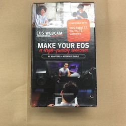 Canon EOS Webcam Accessories Starter Kit for EOS Rebel T7, T6, T5, T3