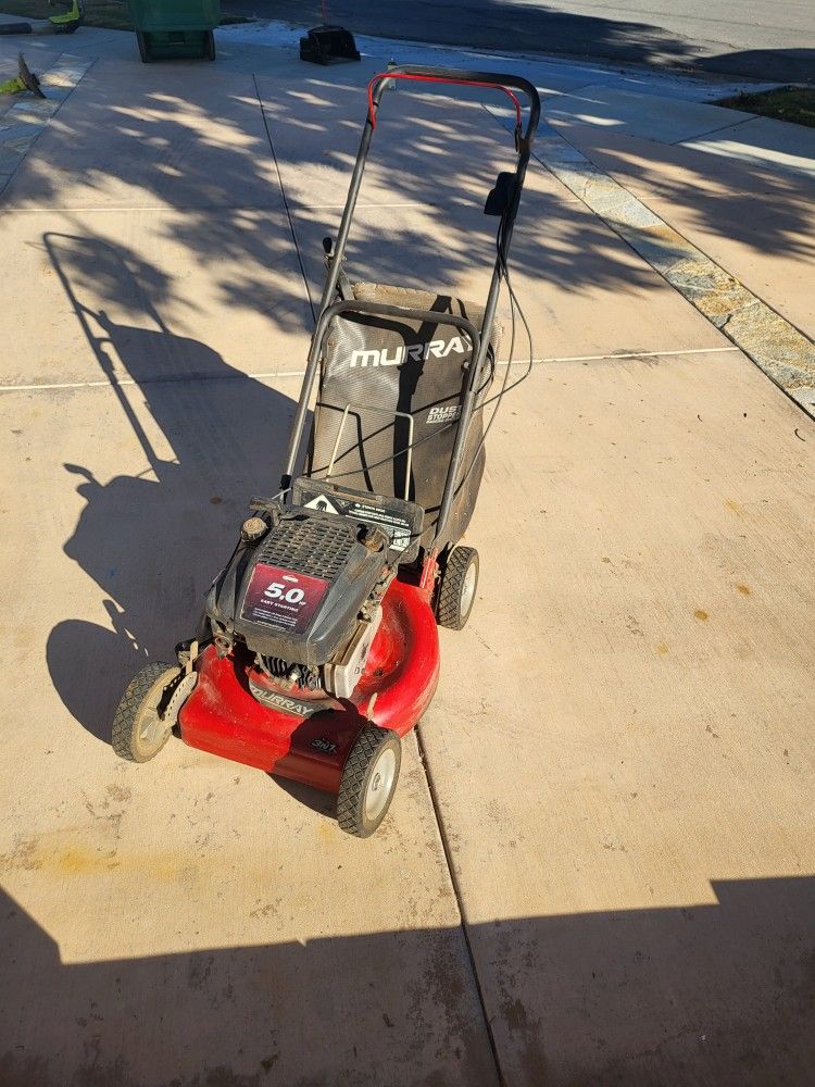 Free Mower. Starts And Runs Great With Starter Fluid