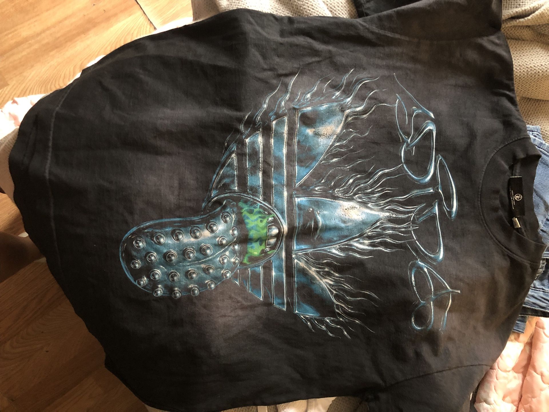 Hell Star Shirt X Adidas Collab