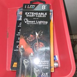 Eight inch extendable , smart cables , smart lighting app control for your vehicle