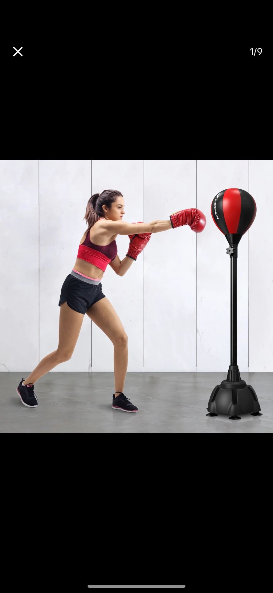 Suction Cup Punching Height Adjustable BOXING BAG