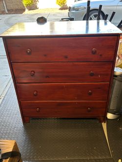 Solid Wood 4-Drawer Dresser by Quality Craft Furniture, Great for Flip!