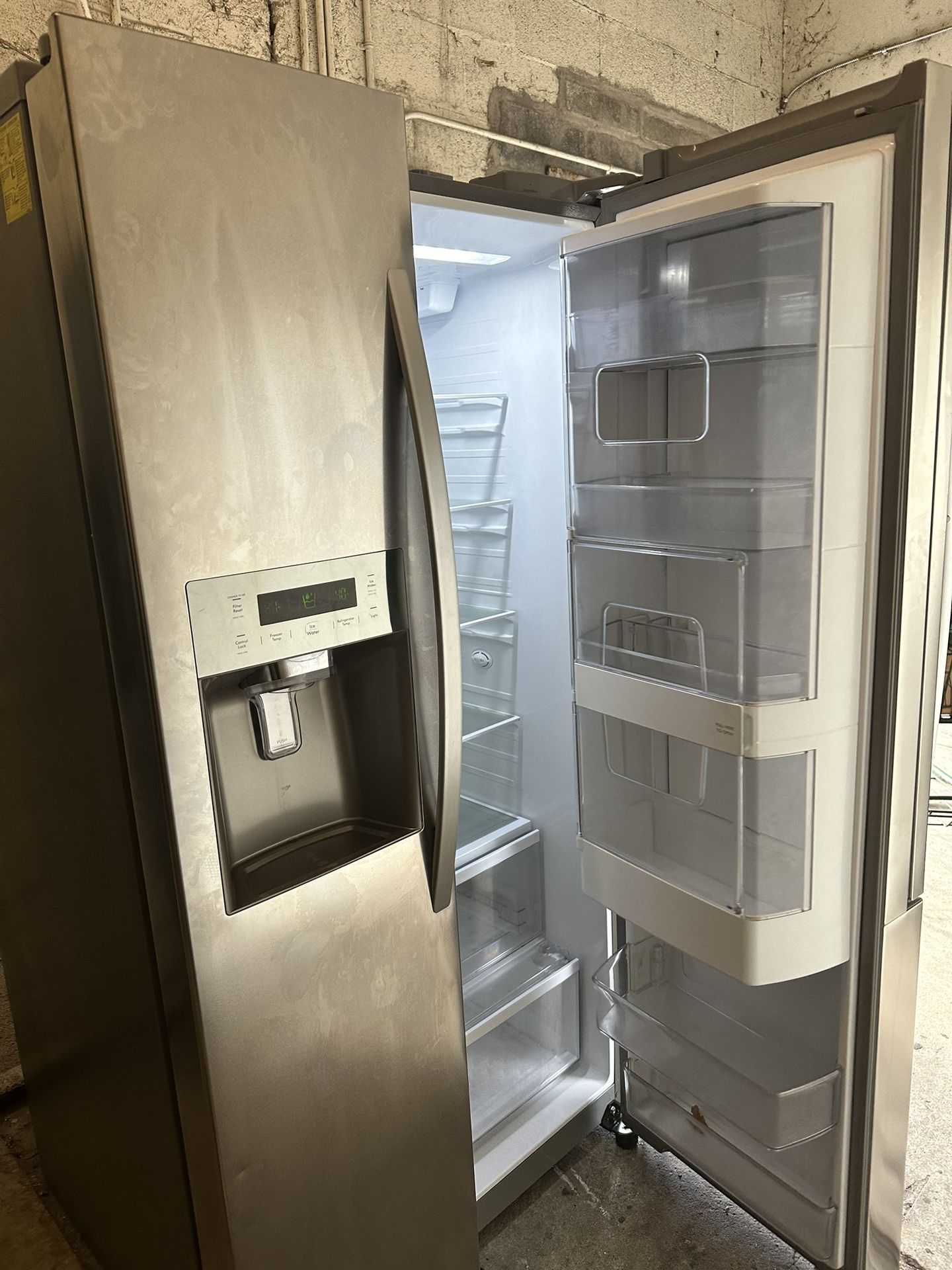 kenmore side by side refrigerator with grab n go door