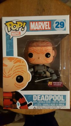New MARVEL POP DEADPOOL VINYL BOBBLE-HEAD