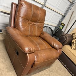 Leather Chair Does Not Recline Button Needs Fixing