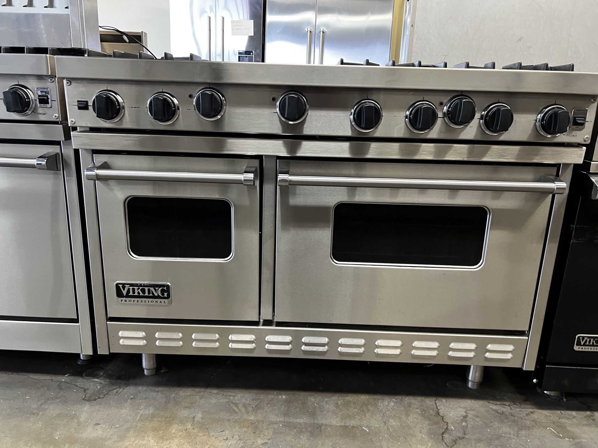 Viking 48”wide All Gas Range Stove With Griddle In Stainless Steel