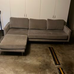 couch with ottoman