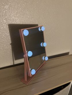 Pink Light Up Vanity Mirror