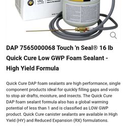 DAP Touch N Seal 16lbs High Yield Foam 