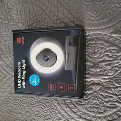 UHD Webcam Ring Camera. Great For Youtubing!!